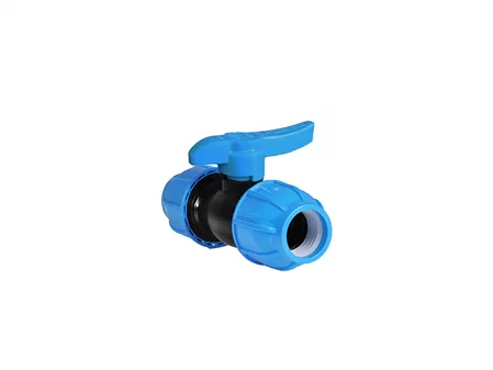 PP Compression Connecting Valve with Plastic ball
