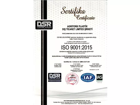 ISO 9001 CERTIFICATE